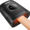 FIT KING Hand Massager with Heat for Hand Massage and Arthritis Carpal Tunnel Finger Numbness Relief - Cordless & Portable & Touch Screen - Birthday Gifts for Women Men Parents- FSA HSA Eligible