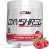 EHP Labs OxyShred Pre Workout Powder - Preworkout Powder with L Glutamine & Acetyl L Carnitine, Energy Boost Drink - Raspberry Refresh, 60 Servings