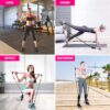 Pilates Bar Kit with Resistance Bands,Pilates Bar with Stackable Bands Workout Equipment for Legs,Hip,Waist and Arm,Exercise Fitness Equipment for Women & Men Home Gym Yoga Pilates