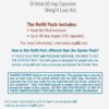 alli Weight Loss Diet Pills, Orlistat 60 mg Capsules, Non Prescription Weight Loss Aid, 120 Count Refill Pack