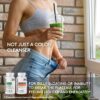 3pk Detox Cleanse Kick Off Weight Management | Colon Cleanser + Water Loss Pills w Dandelion + ACV Full Body Detox + Probiotics | For Flat Stomach, Waistline, Metabolism, Bloating – 90 Pills