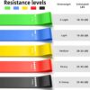 Renoj Resistance Bands for Working Out, Elastic Exercice Loop Bands for Physical Therapy, 5 Set of Stretch Bands for Booty Legs, with Instruction Manual and Carry Bag