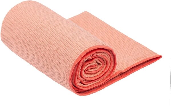 Shandali Hot Yoga Towel - Stickyfiber Yoga Towel - Mat-Sized, Microfiber, Super Absorbent, Anti-Slip, Injury Free, 24" x 72" - Best Bikram Yoga Towel - Exercise, Fitness, Pilates, and Yoga Gear