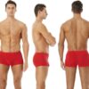 Mens Silky Underwear Short Leg Boxer Briefs Pack Health to Wear