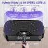 Vibration Plate Exercise Machine, Vibration Plate for Lymphatic Drainage, 9 Modes Whole Body Workout Vibrating Fitness Platform for Weight Loss & Shaping, Wellness - Home Gym Equipment