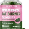 Women’s Fat Burner Gummies for Weight Loss | Green Tea Extract, Green Coffee Bean, Garcinia Cambogia & Ketones | Fat Burners for Women Weight Loss Gummies | Green Tea Fat Burner Supplements | 60 Ct.