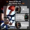 Military Smart Watch for Men with Blood Pressure (Answer/Make Call), Rugged Tactical Smartwatch for Android and iPhone, 10 ATM Waterproof Outdoor Sports Fitness Tracker with Heart Rate, Sleep Monitor