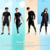 5PCS Workout Sets incluir Compression Shirt Pants Hoodie Jacket for Men Outdoor Sports Running Indoor Fitness
