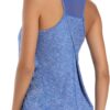 Aeuui Womens Workout Tops for Women Racerback Tank Tops Mesh Yoga Shirts Athletic Running Tank Tops Sleeveless Gym Clothes