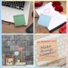 30 Pieces Inspirational Sticky Notes with Lines Sayings, 3 x 3 Inch Mental Health Colors Sticky Notes Appreciation Positive Gifts for Teacher Nurse Coworkers Work Office Supplies