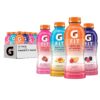 Gatorade Fit Electrolyte Beverage, Healthy Real Hydration, New 2.0 4 Flavor Variety Pack, 16.9.oz Bottles (12 Pack)