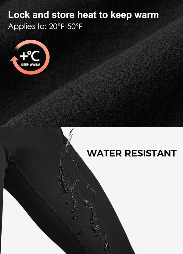 Willit Women's Fleece Lined Pants Yoga Bootcut Thermal Winter Pants High Waisted Flare Leggings Water Resistant