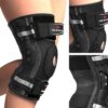 NEENCA Professional Knee Brace for Knee Pain, Adjustable Hinged Knee Support with Removable Side Stabilizers, Strong Stability for Joint Pain Relief, Arthritis, Meniscus Tear, ACL, PCL, Runner, Sports (Large)