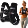 Weighted Vest - Weight Vest for Running, Strength Training & Muscle Building, Features Reflective Stripe for Safe Outdoor Workouts (Available in 6lbs to 30lbs)