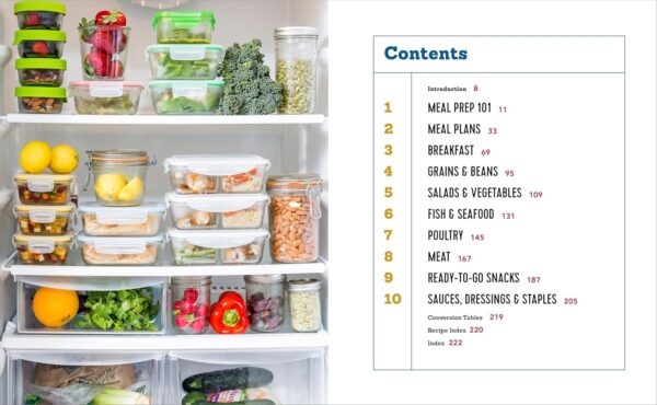 The Healthy Meal Prep Cookbook: Easy and Wholesome Meals to Cook, Prep, Grab, and Go