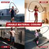 Jump Rope, Weighted Jump Ropes for Men women, 2.8lb 3.8lb 5lb Heavy Skipping Rope for Exercise, Adult Jumpropes for Home Workout, Boxing, Cardio, Improve Strength, Total Body Workout Equipment