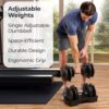 LifePro Adjustable Dumbbell Set/Single – 90lb, 25lb Dumbbells Set of 2, and Single piece - Quick Change Rotating Hand Weights for Women/Men at Home Gym Weight System, Ideal for Home Strength Training