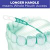 GUM Soft-Picks Advanced, Easy to Use Dental Picks for Teeth Cleaning and Gum Health, Disposable Interdental Brushes with Convenient Carry Case, Dentist Recommended Dental Picks, 90ct (3pk)