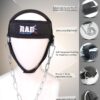 RAD Neck Harness for Strength Training & Weight Lifting | Head Harness | Improve Neck Strength & Reduce Pain | Neck exercise Equipment