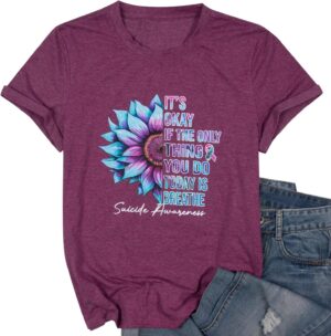 81fzynWWr6L._AC_SL1500_.jpg KIDDAD Stay Tomorrow Needs You Mental Health Awareness Shirt Women Suicide Prevention Awareness T-Shirt