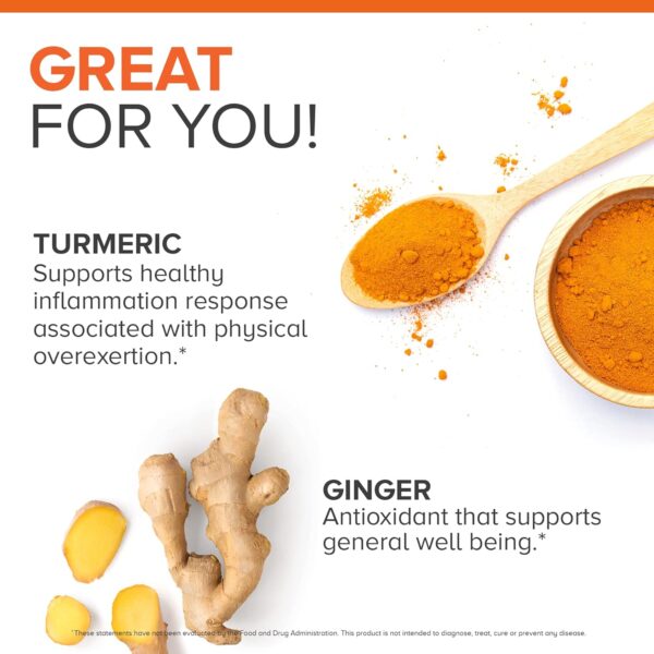 Qunol Turmeric Curcumin with Black Pepper & Ginger, 2400mg Turmeric Extract with 95% Curcuminoids, Extra Strength Supplement, Enhanced Absorption, Joint Support Supplement, 105 Count