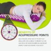 ProsourceFit Acupressure Mat and Pillow Set for Back/Neck Pain Relief and Muscle Relaxation, Large - Gray/Gray