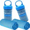 YQXCC 2 Pack Cooling Towel (47"x12") Ice Towel for Neck, Soft Breathable Chilly Towel, Microfiber Cool Towel for Yoga, Golf, Gym, Camping, Running, Workout & More Activities