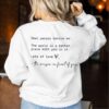 JINTING You Are Enough Sweatshirt for Women Mental Health Dear Person Behind Me Hoodie Shirt Inspirational Pullover Top