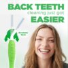 GUM Proxabrush Go-Betweens - Tight - Interdental Brushes - Soft Bristled Dental Picks for Plaque Removal Health - Safe for Braces & Dental Devices, 10ct (4pk)