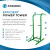 Outdoor Fitness Multi-Use Strength Training Power Tower