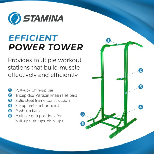 Outdoor Fitness Multi-Use Strength Training Power Tower