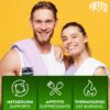 Bioteque Lab Weight Loss Diet Capsules, Natural Appetite Suppressant, Fat Burner for Women and Men with Apple Cider, Green Coffee Bean Extract, Cinnamon, Cayenne Pepper Metabolism Booster