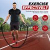 Jump Rope, Weighted Jump Ropes for Men women, 2.8lb 3.8lb 5lb Heavy Skipping Rope for Exercise, Adult Jumpropes for Home Workout, Boxing, Cardio, Improve Strength, Total Body Workout Equipment