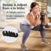 LifePro Adjustable Dumbbell Set/Single – 90lb, 25lb Dumbbells Set of 2, and Single piece - Quick Change Rotating Hand Weights for Women/Men at Home Gym Weight System, Ideal for Home Strength Training