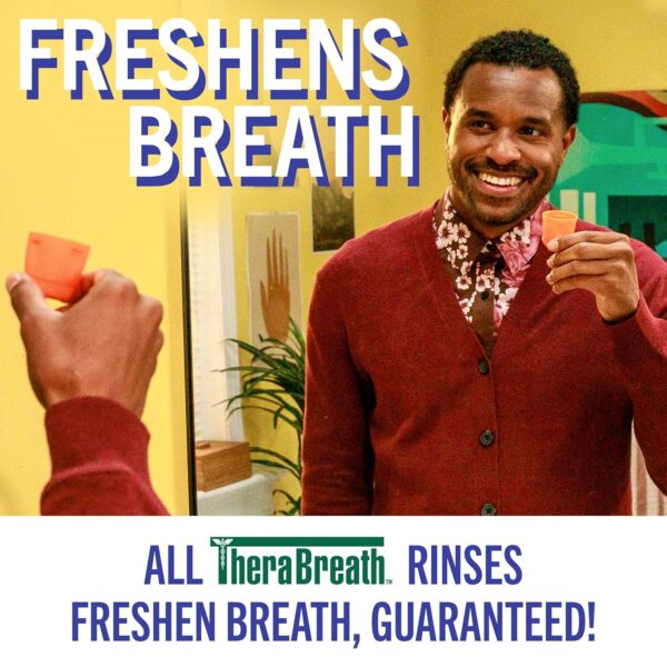 TheraBreath Healthy Gums Mouthwash Clean Mint, Antigingivitis, Dentist Formulated, 16 Fl Oz (2-Pack)