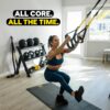 TRX All-in-One Suspension Training System for Weight Training, Cardio, Cross-Training & Resistance Training, Full-Body Workouts for Home, Travel, and Outdoors, Includes Indoor & Outdoor Anchor System