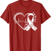Heart Health Heart Disease Awareness HeartBeat Wear Red Girl T-Shirt