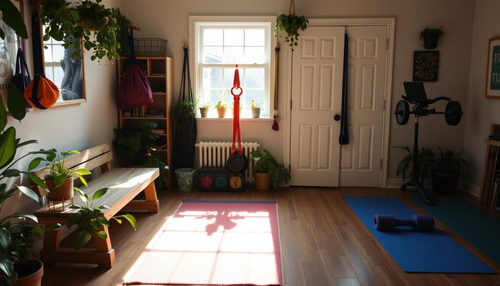 DIY home gym equipment