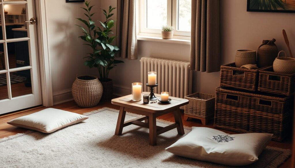 meditation corner setup