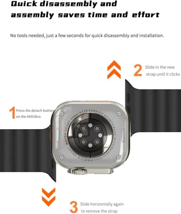 Smart Watch for Men Women Android iPhone Compatible, 2.09'' Smartwatch Fitness Tracker Watch with Heart Rate Blood Oxygen Sleep Monitor Pedometer Bluetooth Call SMS & 2 Bands (Black)