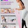 1/3 Yoga Mat Thick, Yoga Set for Beginners Include High Density Yoga Mat with Multi-loops Yoga Strap, Yoga Blocks, Booty Resistance Band Set, Door Anchor, Carring Bag & Strap