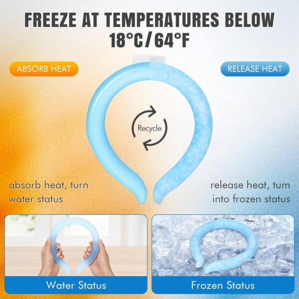 2 Pack Neck Cooling Tubes