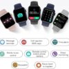 Smart Watch for Women Men for Android Phones iPhone Compatible, 2.09'' Smartwatches Fitness Tracker with Call/SMS/Heart Rate/Blood Oxygen Monitor/Pedometer/2 Bnads (White)