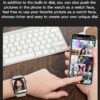 Smart Watch for Women Men for Android Phones iPhone Compatible, 2.09'' Smartwatches Fitness Tracker with Call/SMS/Heart Rate/Blood Oxygen Monitor/Pedometer/2 Bnads (White)
