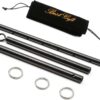 Black Spreader Pilates Exercise bar, Restore Pilates Bar with 4 Adjustable Strap, Exercise Guide, Home Yoga Training Fitness Gear, Stretching Exercise Tools