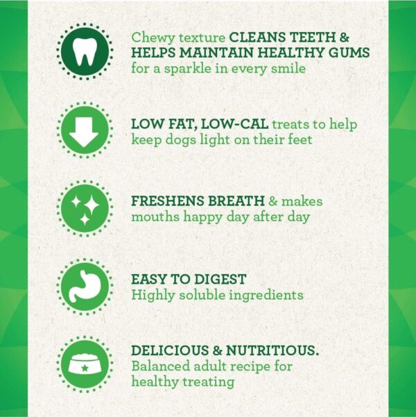 Greenies Weight Management Petite Natural Dog Dental Care Chews Weight Control Dog Treats, 27 oz. Pack (45 Treats)