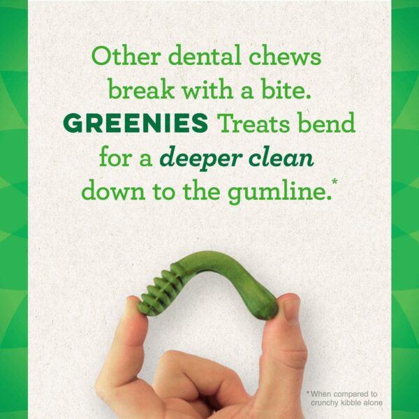 Greenies Weight Management Petite Natural Dog Dental Care Chews Weight Control Dog Treats, 27 oz. Pack (45 Treats)