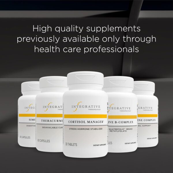 Integrative Therapeutics - Cortisol Manager - Supplement with Ashwagandha and L-Theanine - Supports Relaxation & Calm* - 90 Tablets