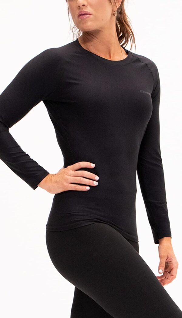 DEVOPS 3 Pack Women's Compression Shirt Dry Fit Long Sleeve Running Athletic T-Shirt Workout Tops