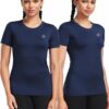 NELEUS Women's 3 Pack Compression Workout Athletic Shirt